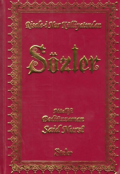 Sözler (Orta Boy-Ciltli)