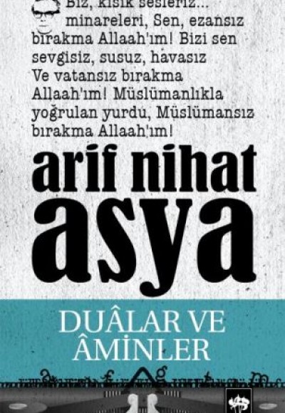 Dualar ve Aminler