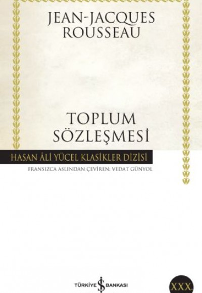 Toplum Sözleşmesi - Hasan Ali Yücel Klasikleri