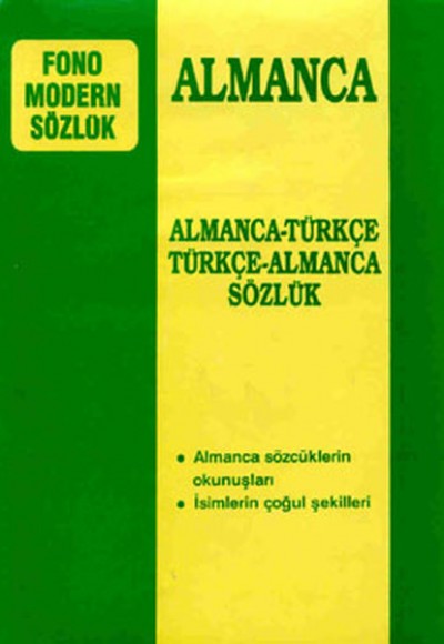 Almanca Türkçe Türkçe Almanca Modern Sözlük