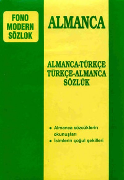 Almanca Türkçe Türkçe Almanca Modern Sözlük