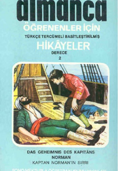 Almanca Türkçe Hikayeler Derece 2 Kitap 1 Kaptan Normanın Sırrı