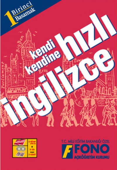 Kendi Kendine Hızlı İngilizce 1. Basamak (3 Kitap+3 CD)