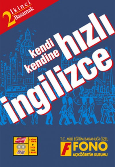 Kendi Kendine Hızlı İngilizce 2. Basamak (3 Kitap+3 CD)