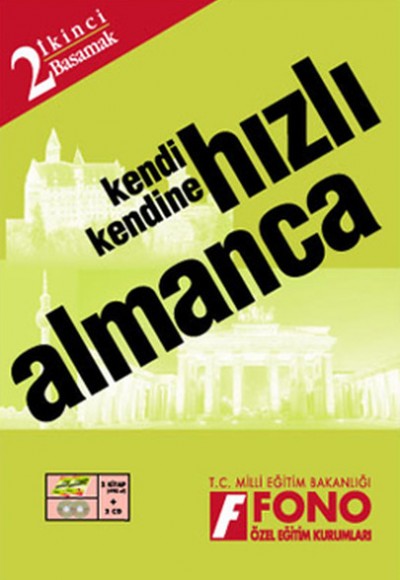 Kendi Kendine Hızlı Almanca 2. Basamak (2 Kitap+ 5 CD)