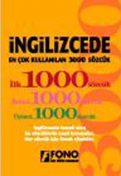 İngilizcede En Çok Kullanılan 3000 Sözcük