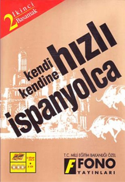 Kendi Kendine Hızlı İspanyolca 2. Basamak (3 Kitap+3 CD)