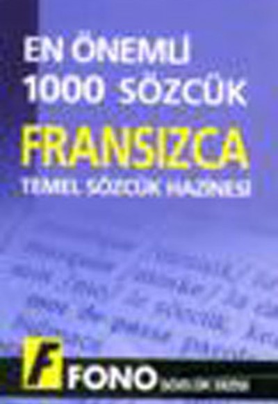 Fransızcada En Önemli 1000 Sözcük