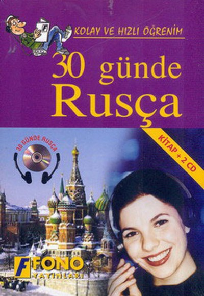 30 Günde Rusça Kitap + 2 CD