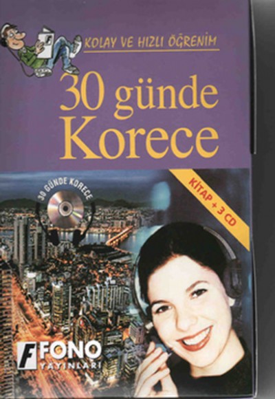 30 Günde Korece Kitap 3 CD