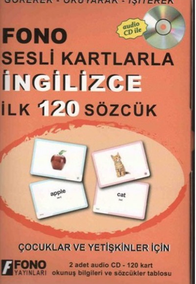 Sesli Kartlarla İngilizce İlk 120 Sözcük Cdli