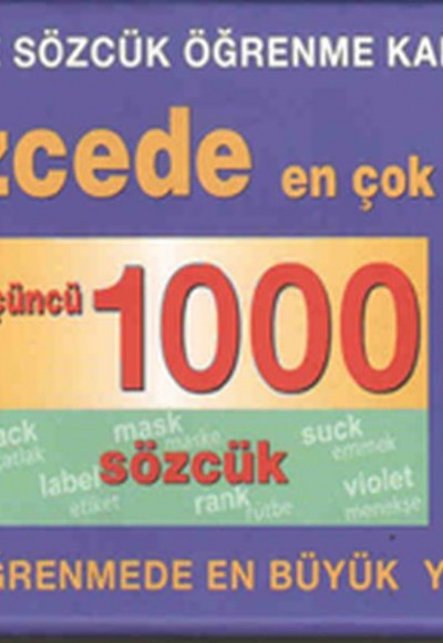 İngilizcede En Çok Kullanılan Üçüncü 1000 Sözcük