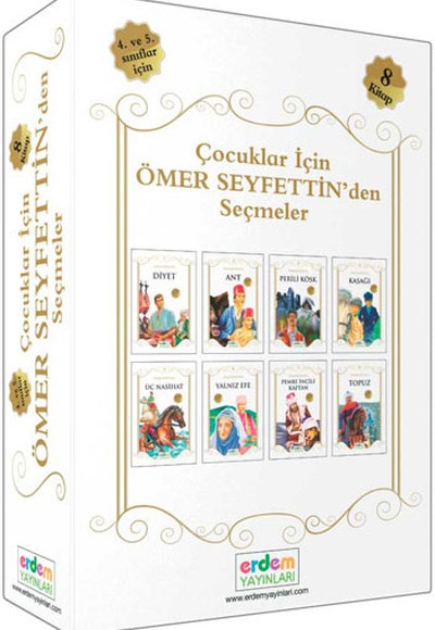 Çocuklar İçin Ömer Seyfettinden Seçmeler (8 Kitap Takım)