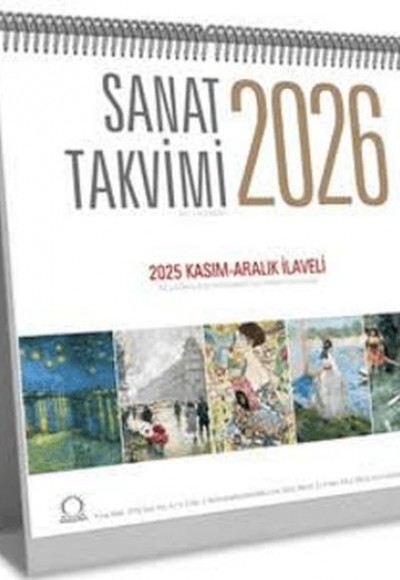 Sanat Takvimi 2026 Masa Takvimi