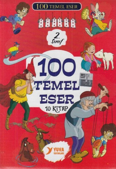 100 Temel Eser 2. Sınıflar İçin 10 Kitap Set