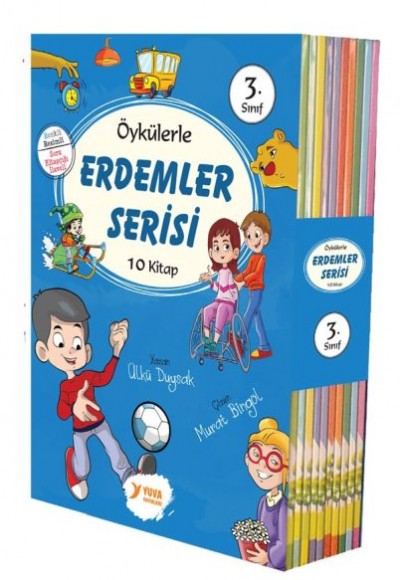 Öykülerle Erdemler Serisi 3.Sınıflar 10 Kitap