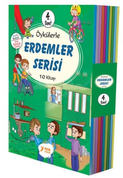 Öykülerle Erdemler Serisi 4.Sınıflar 10 Kitap