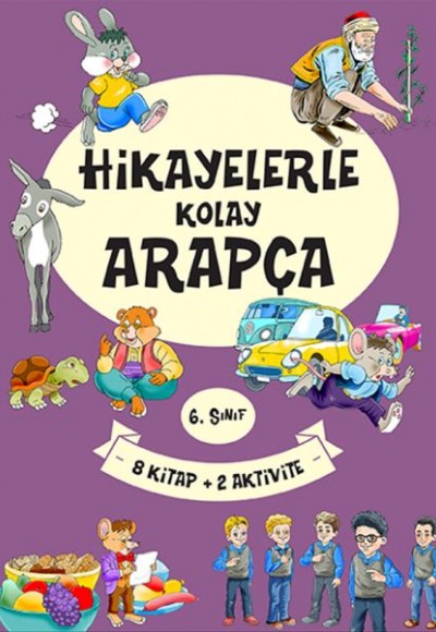 6. Sınıf Hikayelerle Kolay Arapça (8 Kitap + 2 Aktivite)