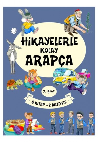 7. Sınıf Hikayelerle Kolay Arapça (8 Kitap + 2 Aktivite)