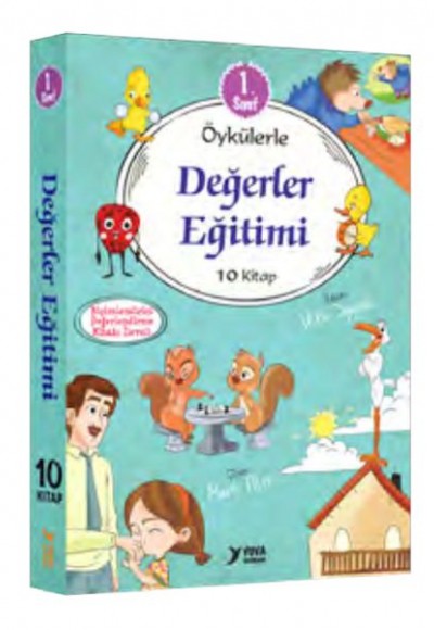 Öykülerle Değerler Eğitimi 1. Sınıflar İçin 10 Kitap Set