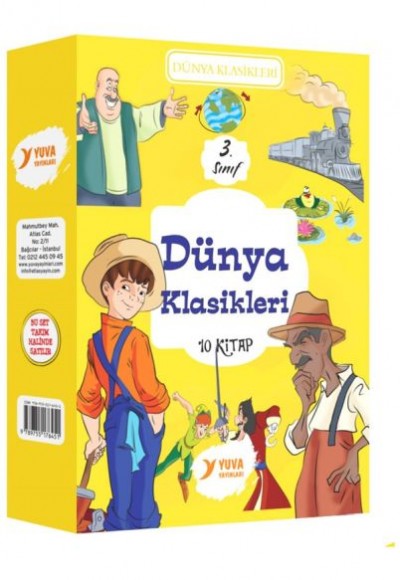 Dünya Klasikleri 3. Sınıf 10 Kitap