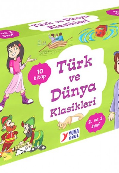 2. ve 3. Sınıflar için Türk ve Dünya Klasikleri (10 Kitap)