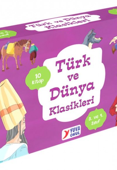 3. ve 4. Sınıflar için Türk ve Dünya Klasikleri (10 Kitap)