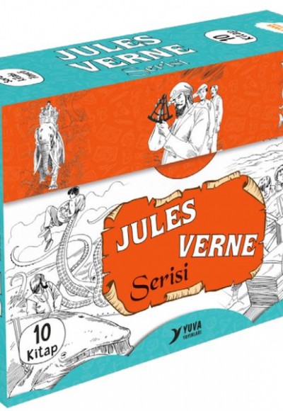 Jules Verne Serisi 4. Sınıf  (10 Kitaplık Set)