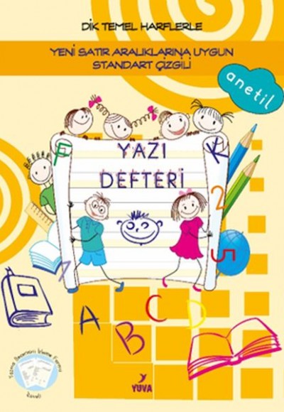1. Sınıf Yazı Defteri Standart Çizgili - Büyük Boy