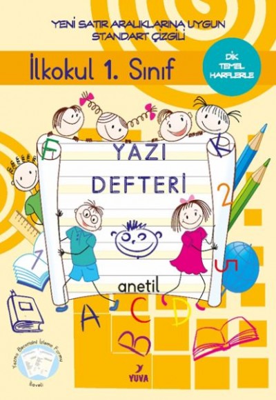 1. Sınıf Yazı Defteri Standart Çizgili - Küçük Boy