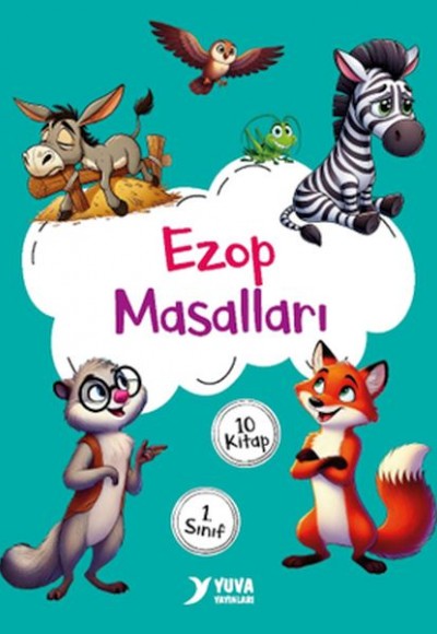 Ezop Masalları 1. Sınıf 10 Kitap