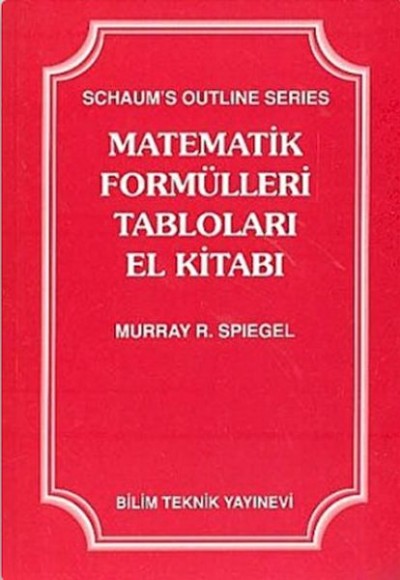 Matematik Formülleri Tabloları El Kitabı