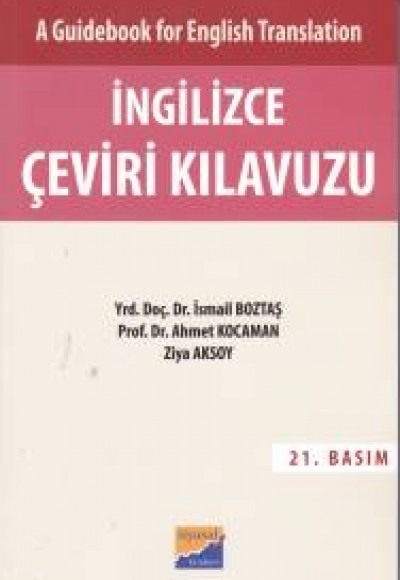 İngilizce Çeviri Kılavuzu (Cevap Anahtarı)