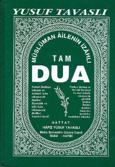 Müslüman Ailenin İzahlı Tam Dua Kitabı (Ciltli) (B26)