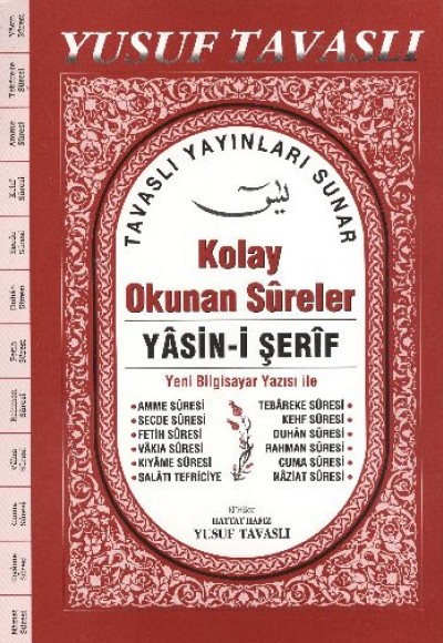 Kolay Okunan Sureler Yasin-i Şerif (D45)