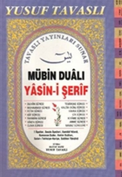 Mübin Dualı Yasin-i Şerif - Fihristli Dergi Boy(D07)