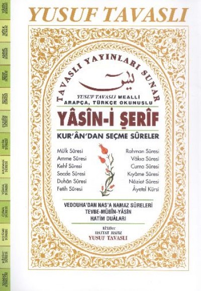 Yasin-i Şerif - Kur’an’dan Seçme Sureler (Fihristli - Rahle Boy) (D59)