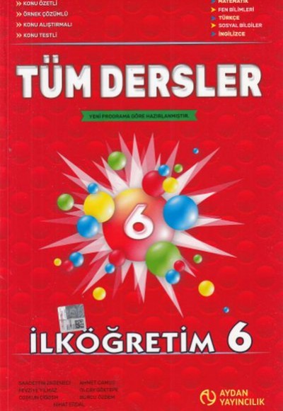 Aydan Tüm Dersler 6 (Yeni)