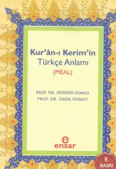 Kur'an-ı Kerim'in Türkçe Anlamı Meal (Cep Boy)