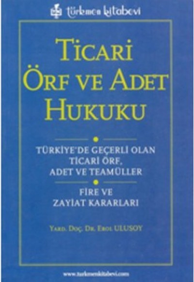 Ticari Örf ve Adet Hukuku