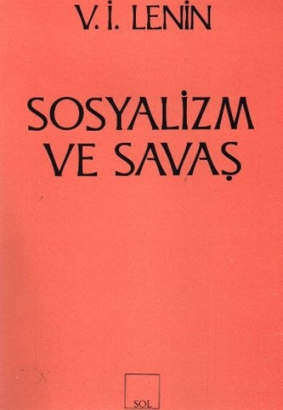 Sosyalizm ve Savaş