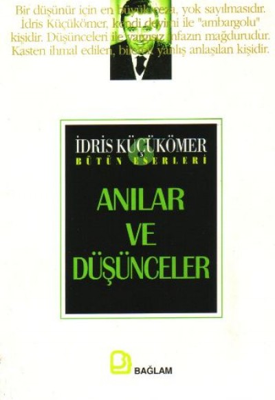 Anılar Ve Düşünceler