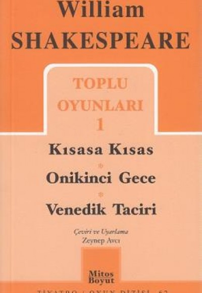 Toplu Oyunlar 1 / Kısasa Kısas/ Onikinci Gece/ Venedik Taciri