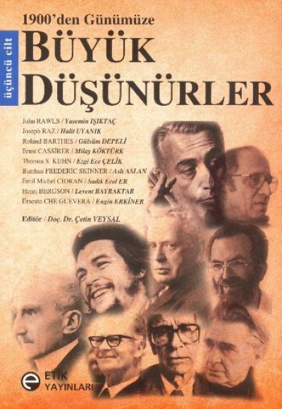 1900'den Günümüze Büyük Düşünürler (Üçüncü Cilt)