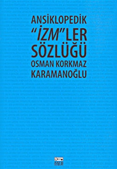 Ansiklopedik ''İzm''ler Sözlüğü