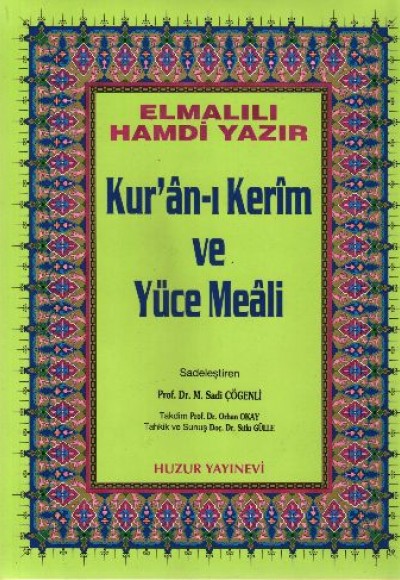 Kuranı Kerim ve Yüce Meali Rahle Boy