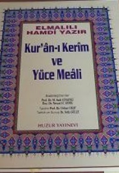 Cami Boy Kur’an-ı Kerim ve Yüce Meali (Hafız Osman Hattı)