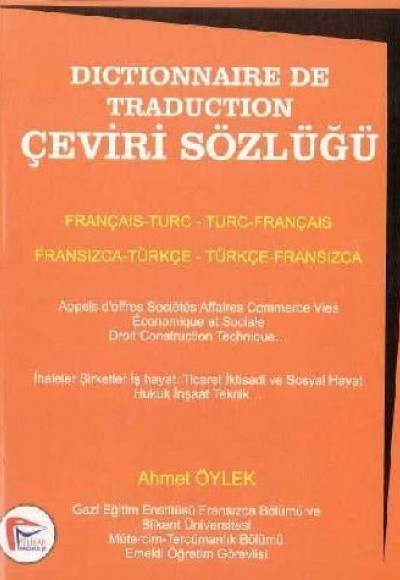 Dictinonnaire De Traduction Çeviri Sözlüğü