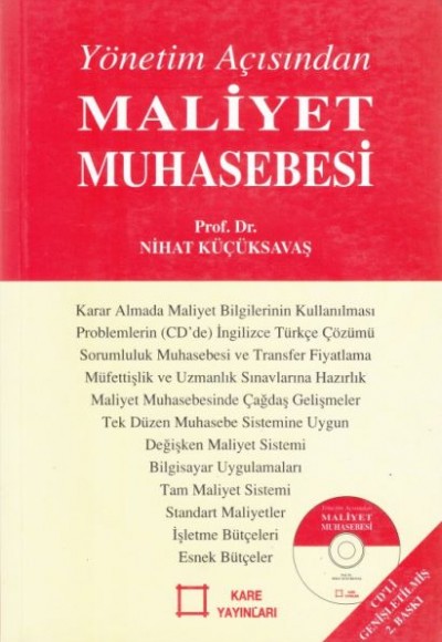 Yönetim Açısından Maliyet Muhasebesi (Cd li)