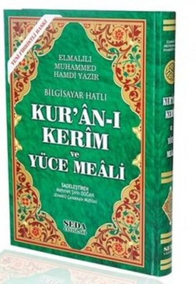 Kuranı Kerim ve Yüce Meali Bilgisayar Hatlı Cami Boy